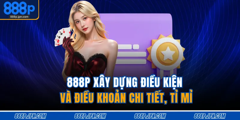 Điều Kiện Và Điều Khoản 1 888P xây dựng điều kiện và điều khoản chi tiết, tỉ mỉ